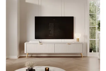 Forba Tv-bänk 200 cm - Beige - Products - Möbler - TV- & Mediamöbler - TV bänk & mediabänk