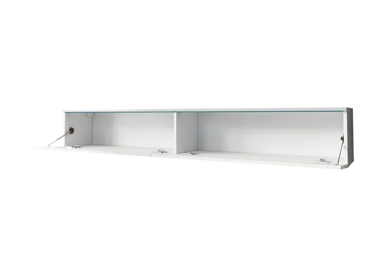 Kanak Tv-bänk 180 cm - Mörkgrå/Vit - Products - Möbler - TV- & Mediamöbler - TV bänk & mediabänk