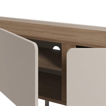 Lomar TV-bänk 140x53,9x35,5 cm - Santstone och naturlig ek - Products - Möbler - TV- & Mediamöbler - TV bänk & mediabänk