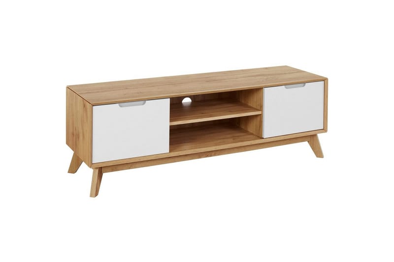 Lowboard Ezra Wotan-ek/Vit, Wotan-ek/Vit