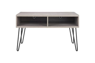 Lowboard Owen Grå/Ek - Grå/Ek - Products - Möbler - TV- & Mediamöbler - TV bänk & mediabänk