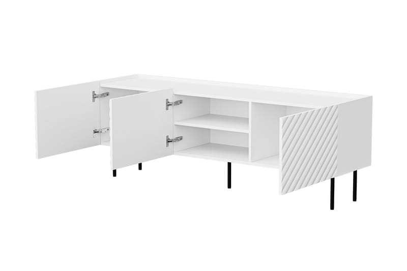 Munkedal Tv-bänk 166 cm - Svart - Products - Möbler - TV- & Mediamöbler - TV bänk & mediabänk