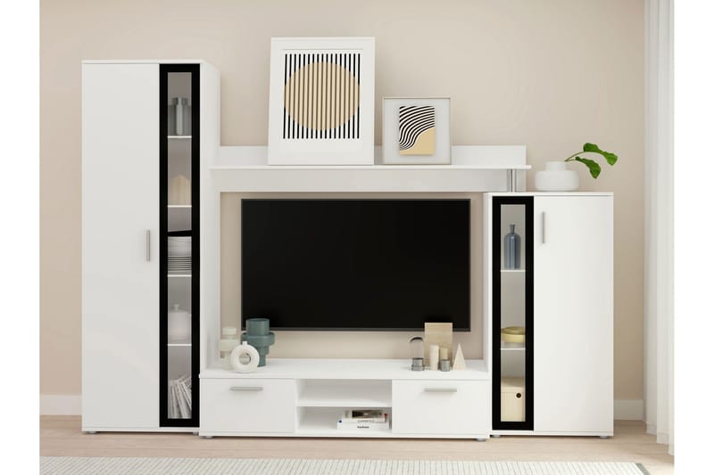 Olerum Tv-möbelset 256x40 cm - Vit - Products - Möbler - TV- & Mediamöbler - TV-möbelset