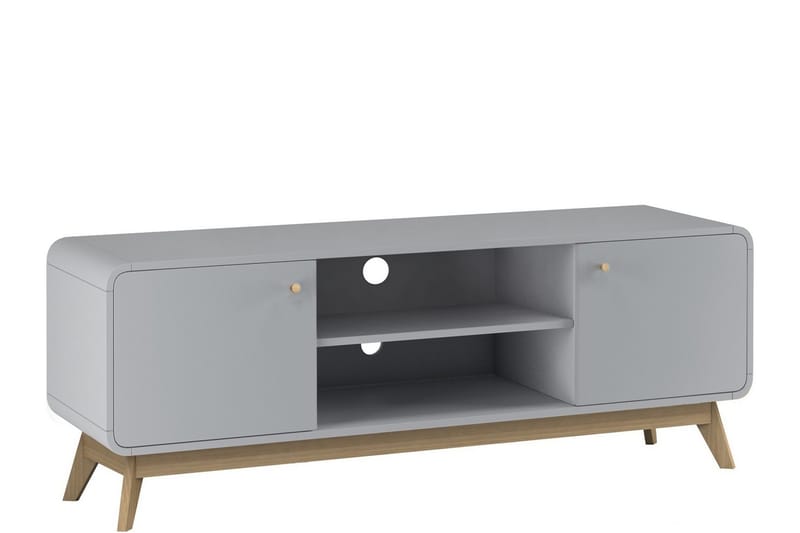 Olivet Tv-bänk 140 cm - Grå - Products - Möbler - TV- & Mediamöbler - TV bänk & mediabänk