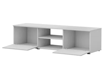 Ruskelsby TV-bänk 140 cm - Ek/Svart - Products - Möbler - TV- & Mediamöbler - TV bänk & mediabänk