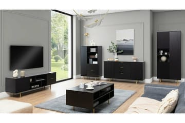 Staffin Tv-skåp 150 cm - Svart - Products - Möbler - TV- & Mediamöbler - TV-skåp