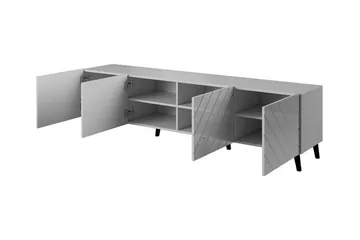 Strontian Tv-skåp 200 cm Scandinavian Choice Black - Products - Möbler - TV- & Mediamöbler - TV-skåp