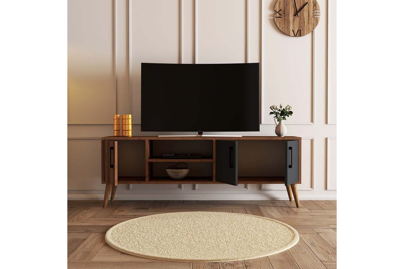Tv-bänk & mediabänk Andifli Tv-bänk 150x52 cm Brun - Products - Möbler - TV- & Mediamöbler - TV bänk & mediabänk