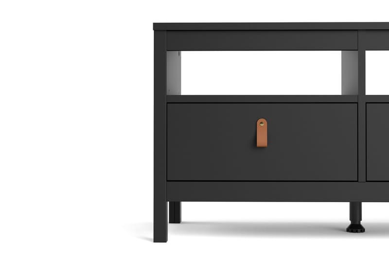 Vallvidera Tv-bänk 151 cm - Svart/Natur - Products - Möbler - TV- & Mediamöbler - TV bänk & mediabänk