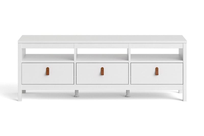 Vallvidera Tv-bänk 151 cm - Vit/Natur - Products - Möbler - TV- & Mediamöbler - TV bänk & mediabänk