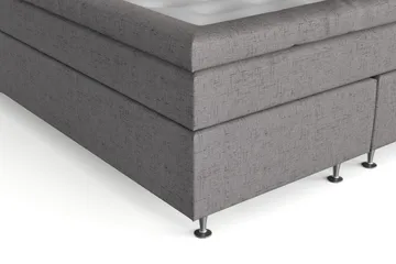 Belda Kontinentalsäng 140x200Fast - Grå - Products - Möbler - Säng - Kontinentalsäng