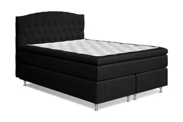 Belda Kontinentalsäng 160x200Medium - Svart - Products - Möbler - Säng - Kontinentalsäng