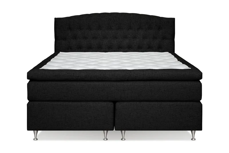 Belda Kontinentalsäng 180x200Fast, Svart