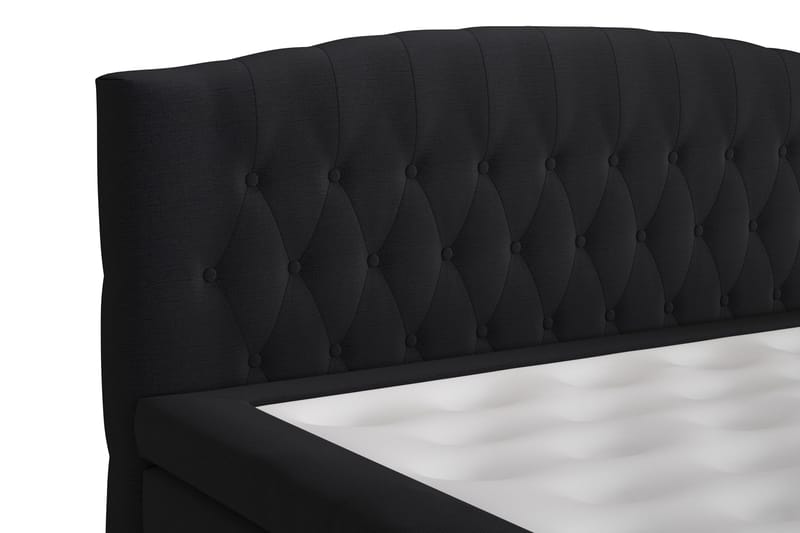 Belda Sängpaket 140x200 Fast - Svart - Products - Möbler - Säng - Kontinentalsäng