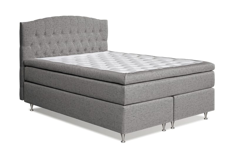 Belda Sängpaket 160x200 Fast/Medium - Grå - Products - Möbler - Säng - Kontinentalsäng
