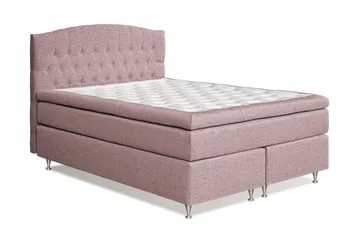 Belda Sängpaket 160x200 Medium - Rosa - Products - Möbler - Säng - Kontinentalsäng