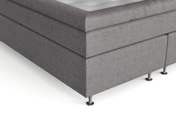 Belda Sängpaket 180x200 Fast - Grå - Products - Möbler - Säng - Kontinentalsäng