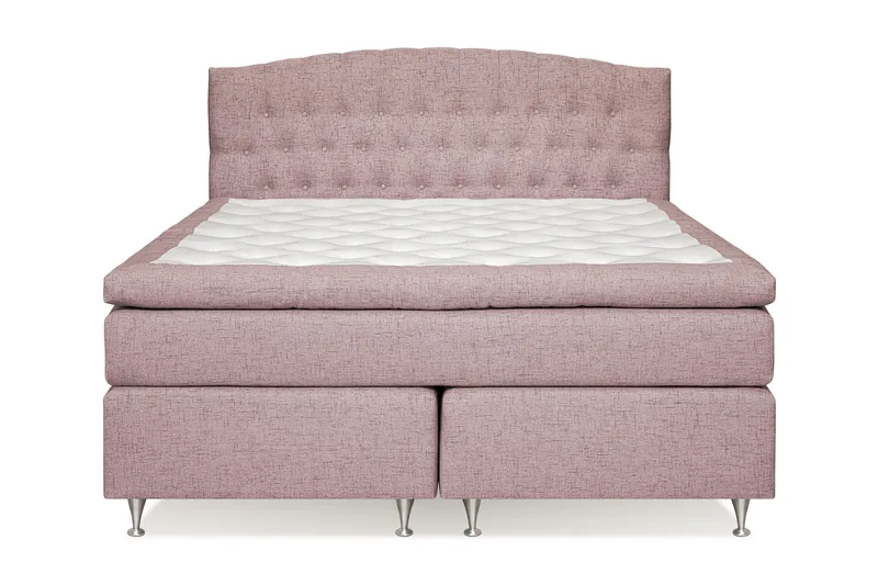 Belda Sängpaket 180x200 Fast - Rosa - Products - Möbler - Säng - Kontinentalsäng