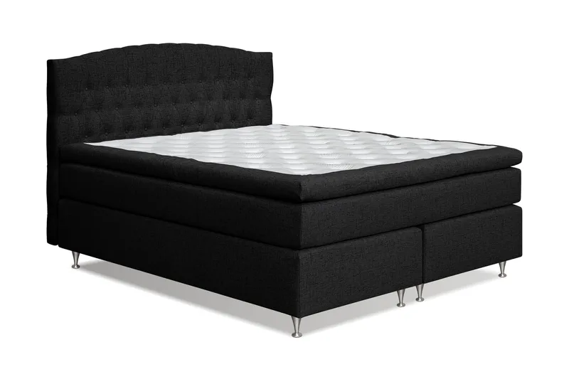 Belda Sängpaket 180x200 Fast/Medium - Svart - Products - Möbler - Säng - Kontinentalsäng