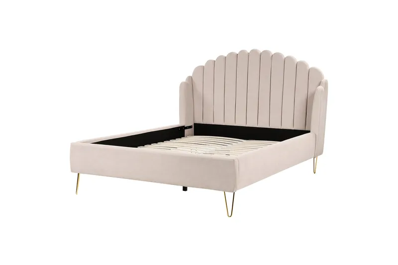 Benicio Sängram 140x200 cm, Beige/Guld