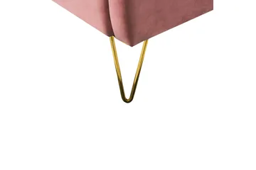 Benicio Sängram 140x200 cm - Rosa - Products - Möbler - Säng - Sängram & sängstomme