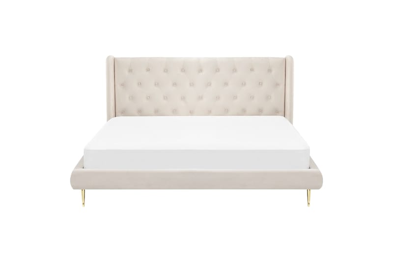 Bernie Sängram 180x200 cm - Beige/Guld - Products - Möbler - Säng - Sängram & sängstomme