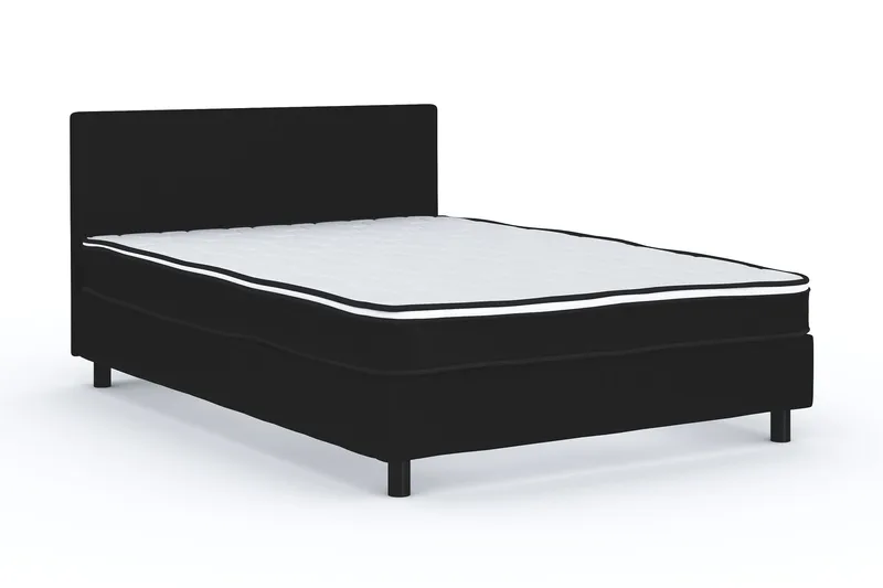 Billingen Komplett Sängpaket 140x200 cm - Svart - Products - Möbler - Säng - Kontinentalsäng