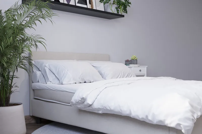 Billingen Kontinentalsäng 180x200 cm - Beige - Products - Möbler - Säng - Enkelsäng