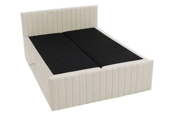 Calrosor Sängpaket Kontinentalsäng med Förvaring 140x200 cm - Beige - Products - Möbler - Säng - Komplett sängpaket