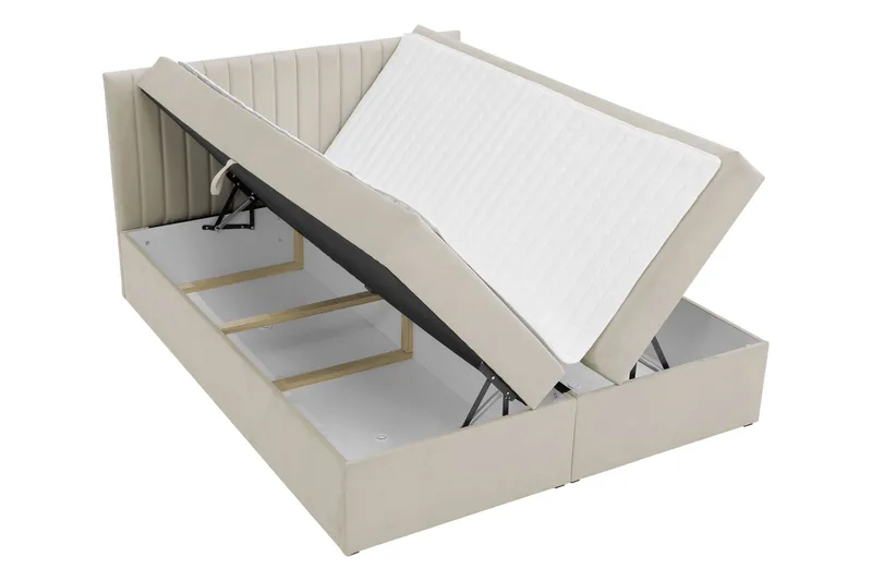 Calrosor Sängpaket Kontinentalsäng med Förvaring 160x200 cm - Grön - Products - Möbler - Säng - Komplett sängpaket