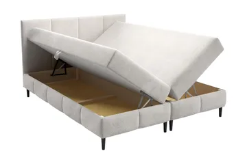 Celestine Förvaringssäng 120x200 cm - Vit - Products - Möbler - Säng - Komplett sängpaket