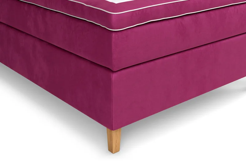 Celine Kontinentalsäng 120x200cm - Rosa/Sammet - Products - Möbler - Säng - Kontinentalsäng