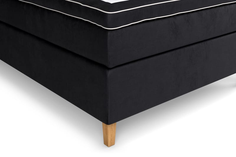 Celine Kontinentalsäng 140x200cm - Svart/Sammet - Products - Möbler - Säng - Kontinentalsäng