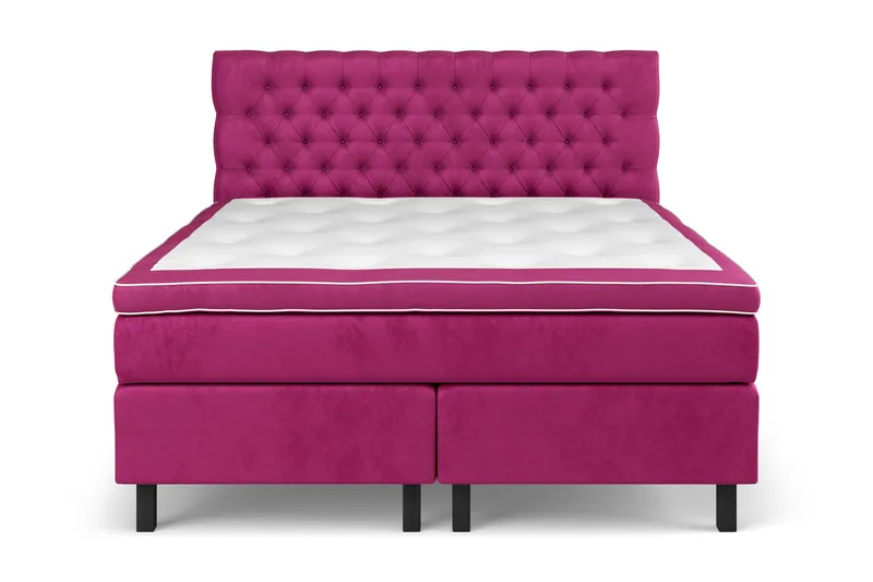 Celine Kontinentalsäng 180x200cm - Rosa/Sammet - Products - Möbler - Säng - Kontinentalsäng
