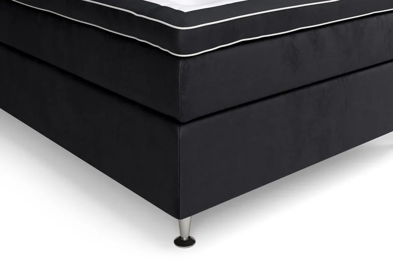 Celine Sängpaket 140x200cm - Svart/Sammet - Products - Möbler - Säng - Kontinentalsäng