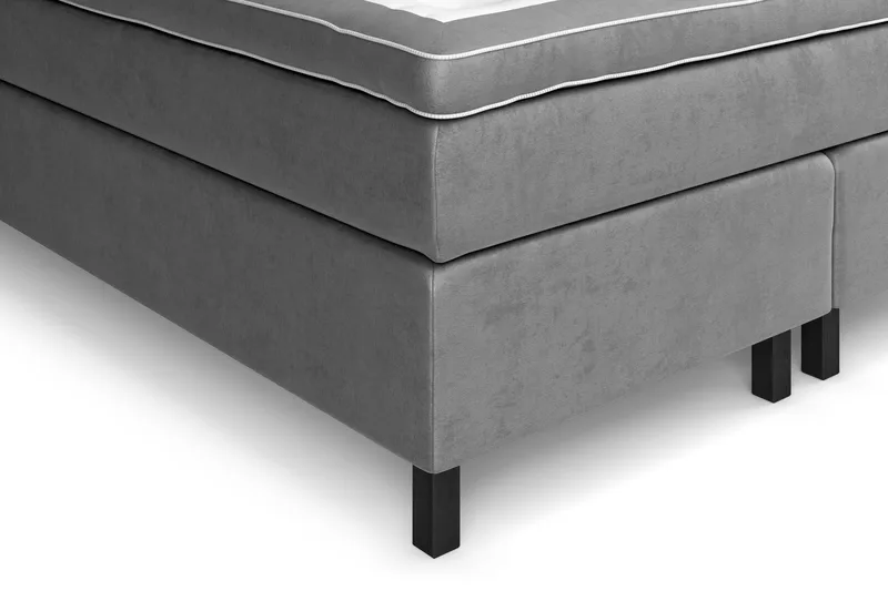 Celine Sängpaket 160x200cm - Grå/Sammet - Products - Möbler - Säng - Kontinentalsäng