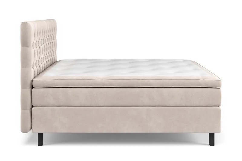 Celine Sängpaket 180x200 cm - Beige / Sammet - Products - Möbler - Säng - Kontinentalsäng