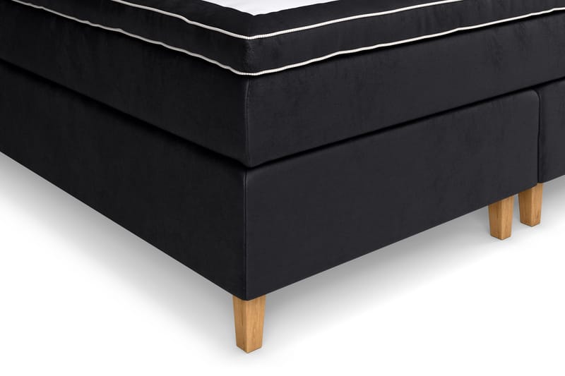 Celine Sängpaket 210x210cm - Svart/Sammet - Products - Möbler - Säng - Kontinentalsäng