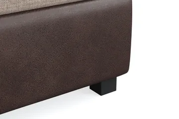 Cuba Sängpaket 105x200 med Två Beiga Kuddar - (+Fler val) Beige/Brun - Products - Möbler - Säng - Kontinentalsäng