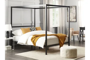 Denaya Himmelsäng 140x200 cm - Svart - Products - Möbler - Säng - Himmelsäng