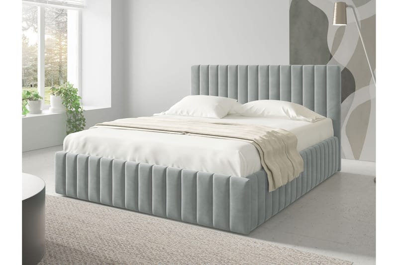 Desio Förvaringssäng 140x200 cm, Brun