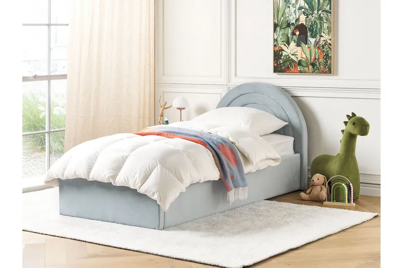 Diantha Sängram 90x200 cm - Blå - Products - Möbler - Säng - Säng med förvaring