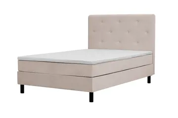 Dream Komplett Sängpaket 140x200 cm Assymetriska knappar - Beige - Products - Möbler - Säng - Kontinentalsäng