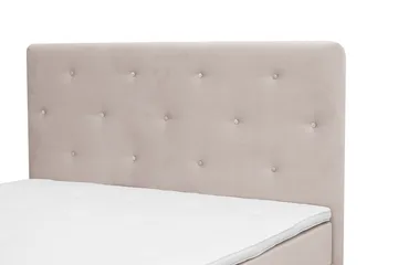 Dream Komplett Sängpaket 150x200 cm Assymetriska knappar - Beige - Products - Möbler - Säng - Kontinentalsäng