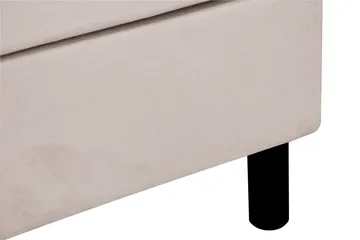 Dream Komplett Sängpaket 150x200 cm Assymetriska knappar - Beige - Products - Möbler - Säng - Kontinentalsäng