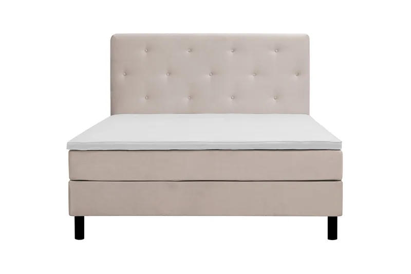 Dream Komplett Sängpaket 180x200 cm Assymetriska knappar - Beige - Products - Möbler - Säng - Kontinentalsäng