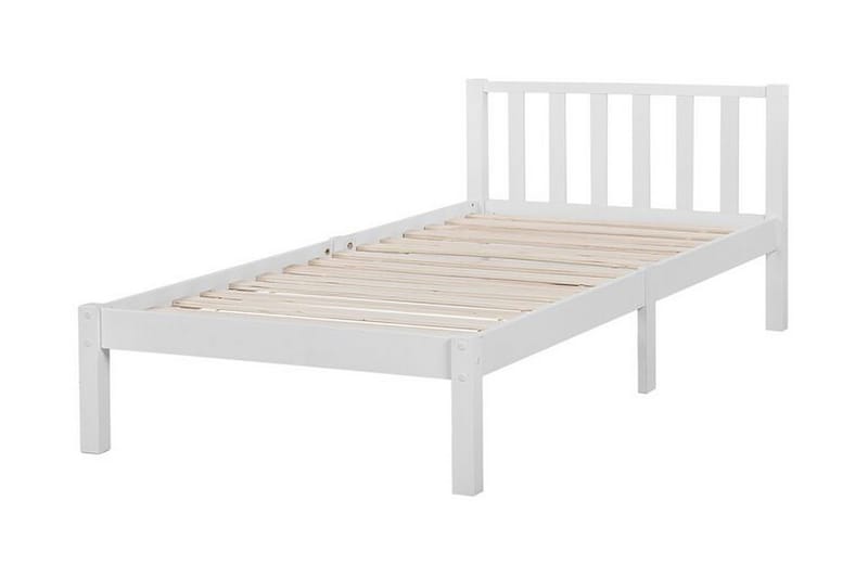 Florac Sängram 90x200 cm - Vit - Products - Möbler - Säng - Sängram & sängstomme