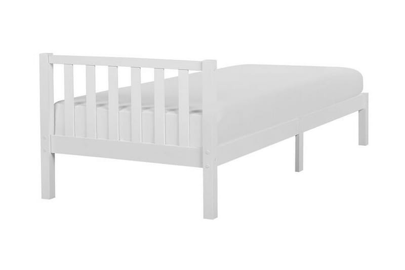 Florac Sängram 90x200 cm - Vit - Products - Möbler - Säng - Sängram & sängstomme