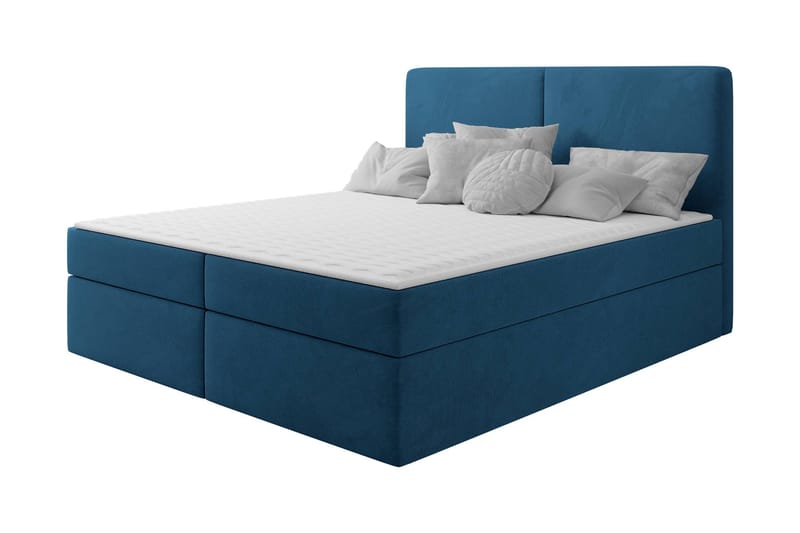 Garris Sängpaket Kontinentalsäng 160x200 cm - Blå - Products - Möbler - Säng - Komplett sängpaket