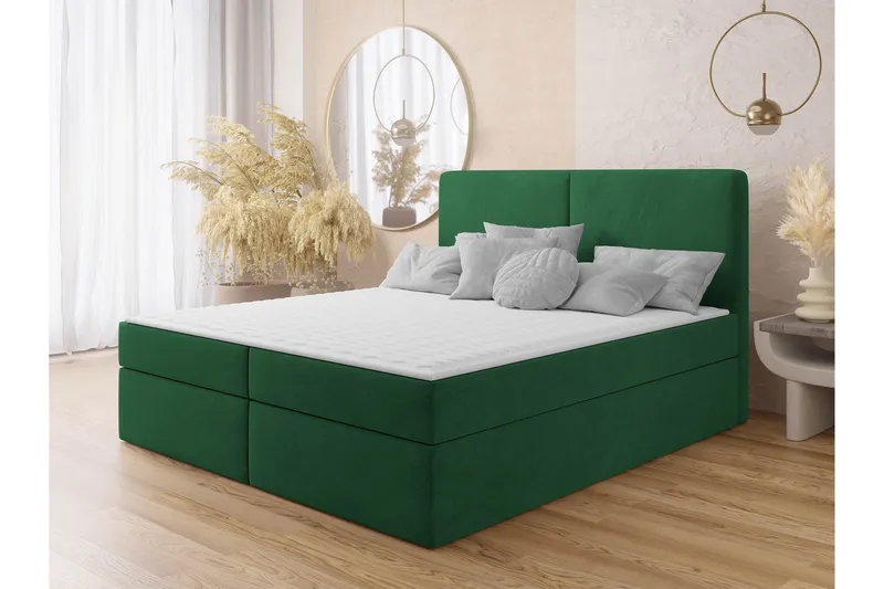 Garris Sängpaket Kontinentalsäng 180x200 cm - Grön - Products - Möbler - Säng - Komplett sängpaket